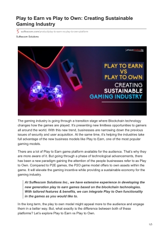 Greening the Game: How Sustainable Practices Are Shaping the Future of Gaming