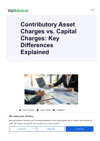 Contributory Asset Charges vs. Capital Charges: Key Differences Explained