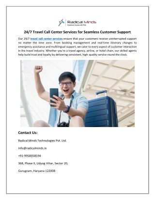 Travel Call Center Services That Deliver Real-Time Support & Results