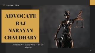 Experienced Civil Lawyer in Gopalganj for Legal Dispute Resolution