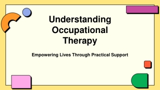 Occupational Therapy