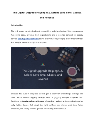 The Digital Upgrade Helping U.S. Salons Save Time, Clients, and Revenue