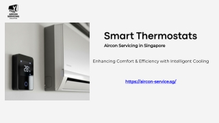 Smart Thermostats & Aircon Servicing Singapore: Future of Efficient Cooling