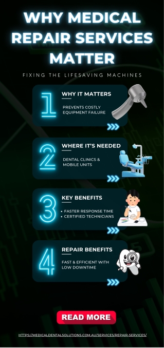 Why Medical Repair Services Matter