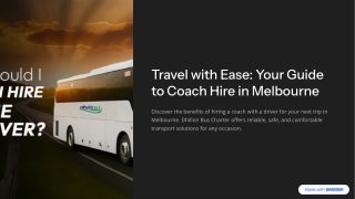 How Early Should I Book Coach Hire Melbourne With a Driver?