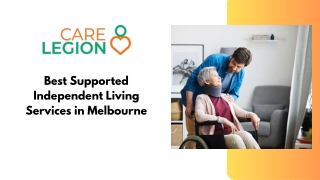 Best Supported Independent Living Services in Melbourne