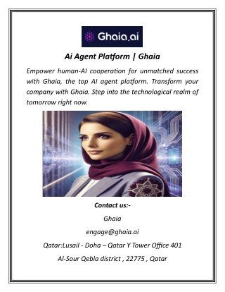 Ai Agent Platform | Ghaia