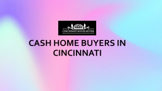Cash Home Buyers in Cincinnati | Property Buyers