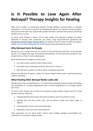 Is It Possible to Love Again After Betrayal.docx