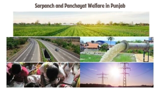 Sarpanch and Panchayat Welfare in Punjab