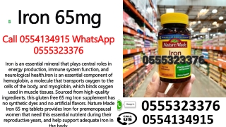 Nature Made Iron 65mg