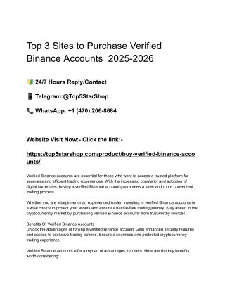 Top 3 Sites to Purchase Verified Binance Accounts  2025-2026 (1)