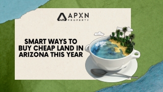 Smart Ways to Buy Cheap Land in Arizona This Year