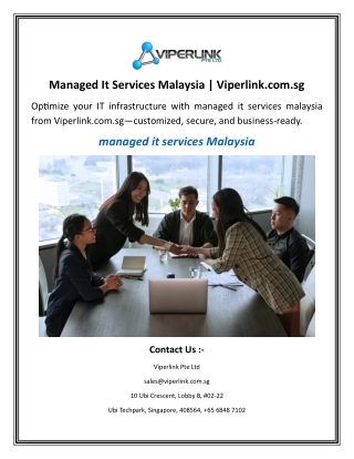 Managed It Services Malaysia.Viperlink.com.sg