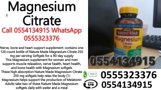 Nature Made Magnesium Citrate 250 Mg