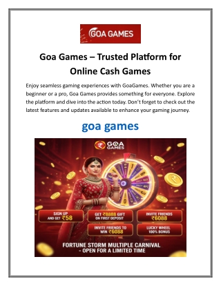Goa Games