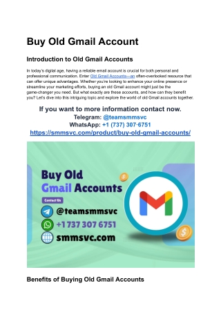 Stream Buy Old Gmail Accounts by Dan M. Hawkins