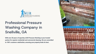 Top Pressure & Power Washing Services in Snellville, GA