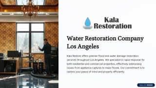 Expert Water & Flood Damage Restoration – Kala Restore, Los Angeles