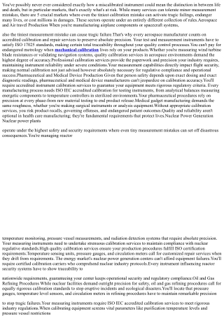 5 Industries Where Precision Calibration Is Definitely Important