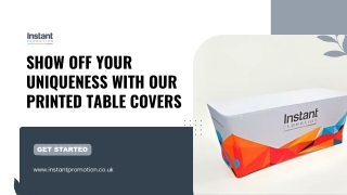 Express Your Style with Custom Printed Table Covers