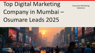 Explore the Top 10 Digital Marketing Companies in Mumbai
