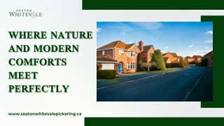 Find Your Perfect Fit in Seaton Whitevale