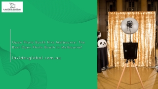 Open Photo Booth Hire Melbourne: The Best Open Photo Booth in Melbourne!