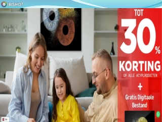 Iris op glas laten afdrukken | Eyeshotiris fotografie