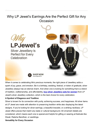 LP Jewel’s Earrings Are the Perfect Gift