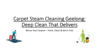 Carpet Steam Cleaning Geelong: Breathe Easy with Cleaner Carpets