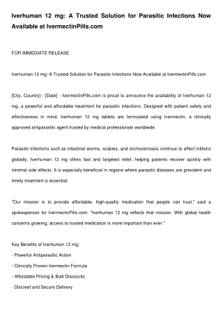 Ivermectin Dosage for Humans: Complete Guide to Safe and Effective Use