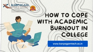 How to Cope with Academic Burnout in College