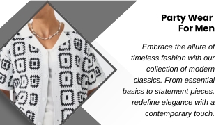 Party Wear For Men