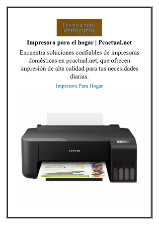 Impresora para el hogar | Pcactual.net