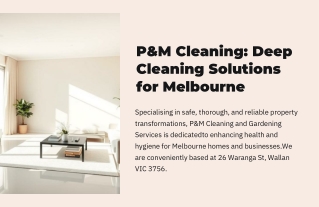 Deep Cleaning Solutions for Melbourne Properties: Safe, Thorough, Reliable
