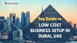Top Guide to Low Cost Business Setup In Dubai, UAE