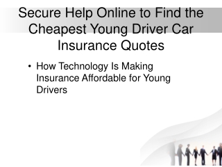 new Secure_Help_Young_Driver_Insurance