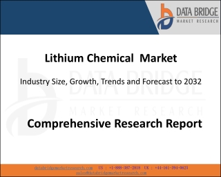 Lithium Chemical  Market
