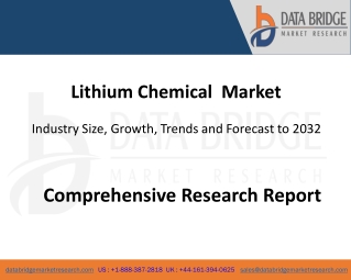 Lithium Chemical  Market