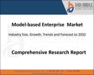 Model-based Enterprise  Market