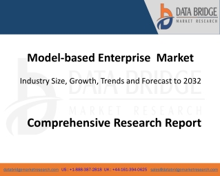 Model-based Enterprise  Market