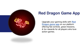 Red Dragon Game App