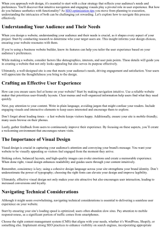 Mastering the Art of Web Design From Strategy to Execution