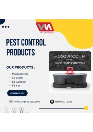 Insect Bait Station Manufactured by VM Products in Bedford and Texas.