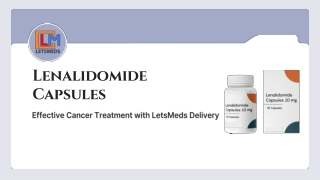 Buy Affordable Lenalidomide Generic Capsules Online