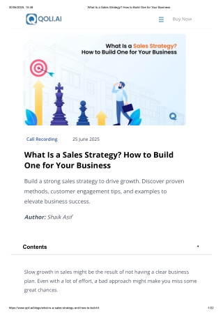 What Is a Sales Strategy_ How to Build One for Your Business