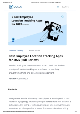 Best Employee Location Tracking Apps for 2025 (Full Review)