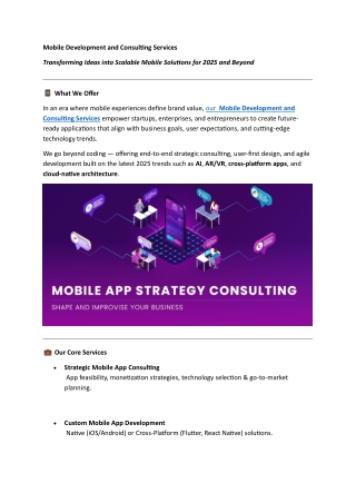Why Consulting Is the Missing Link in Many App Failures