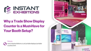 Why a Trade Show Display Counter Is a Must-Have for Your Booth Setup